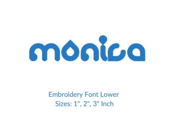Monica Font: A Smart Pick for Personalized Embroidery
