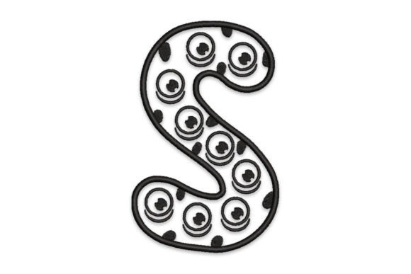 Monster Alphabet Letter S
