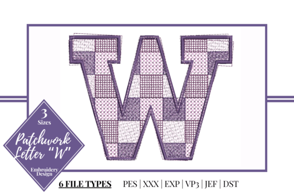 Patchwork Letter W